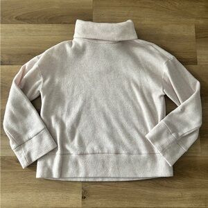 A New Day Women’s Small Light Pink Fleece Pullover- EUC